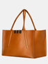 Leather Tote - Tan