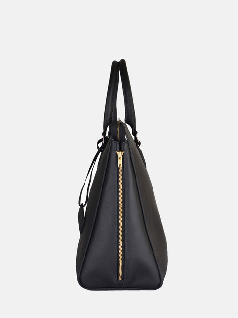 Leather Tote - Black