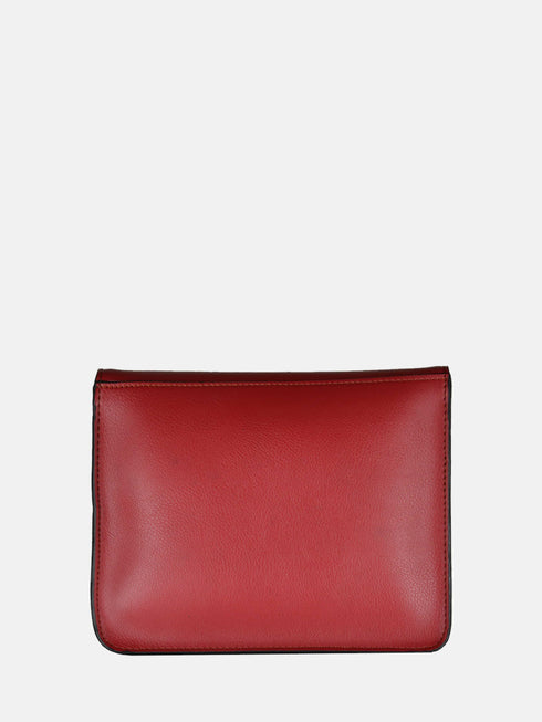 Leather Pouch - Red