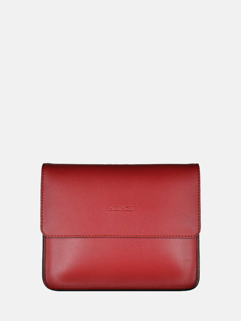 Leather Pouch - Red