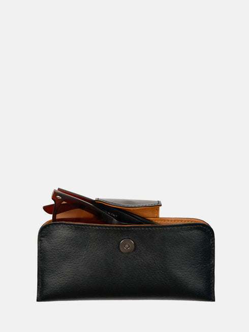 Leather Eyewear Case - Black
