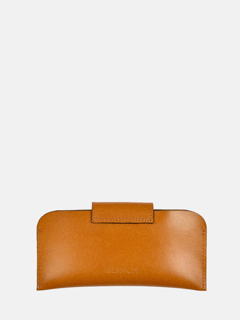Leather Eyewear Case - Tan