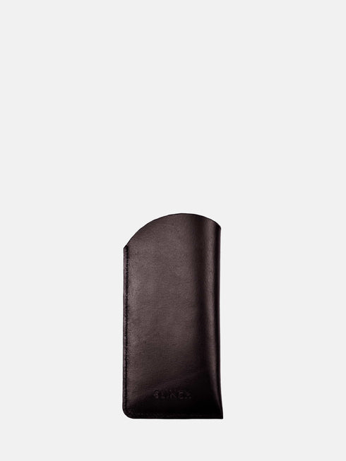 Leather Eyewear Case - Dark Brown