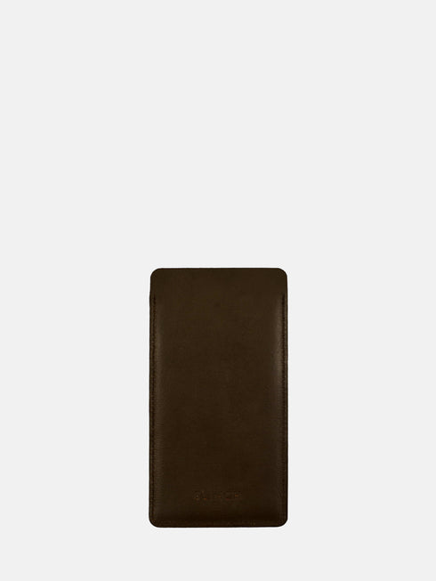Leather Eyewear Case - Dark Brown