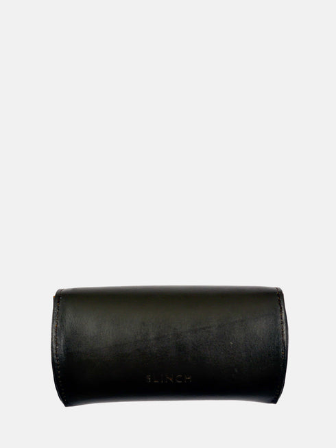 Leather Eyewear Case - Black