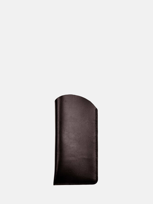 Leather Eyewear Case - Dark Brown