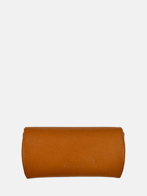 Leather Eyewear Case - Tan