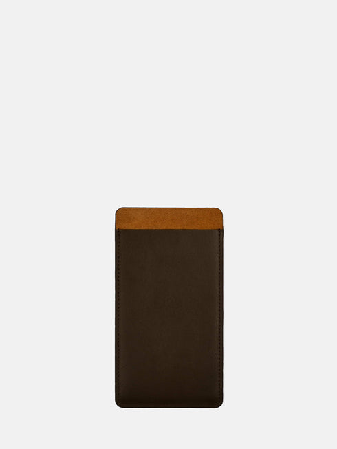 Leather Eyewear Case - Dark Brown