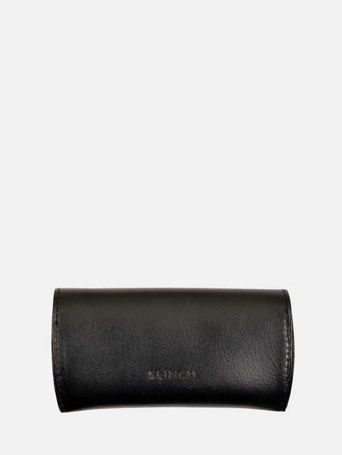 Leather Eyewear Case - Black