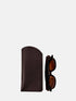 Leather Eyewear Case - Dark Brown
