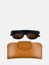 Leather Eyewear Case - Tan