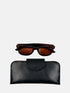 Leather Eyewear Case - Black