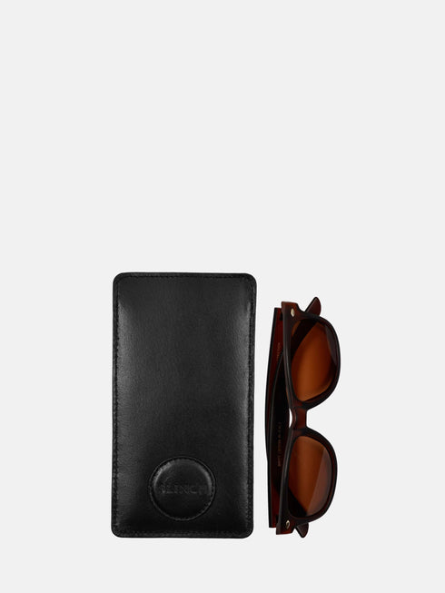 Leather Eyewear Case - Black