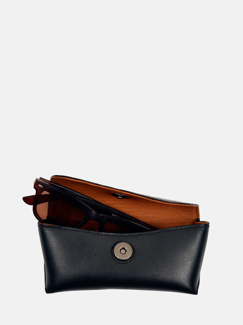 Leather Eyewear Case - Black