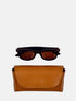 Leather Eyewear Case - Tan