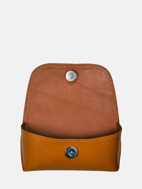 Leather Eyewear Case - Tan