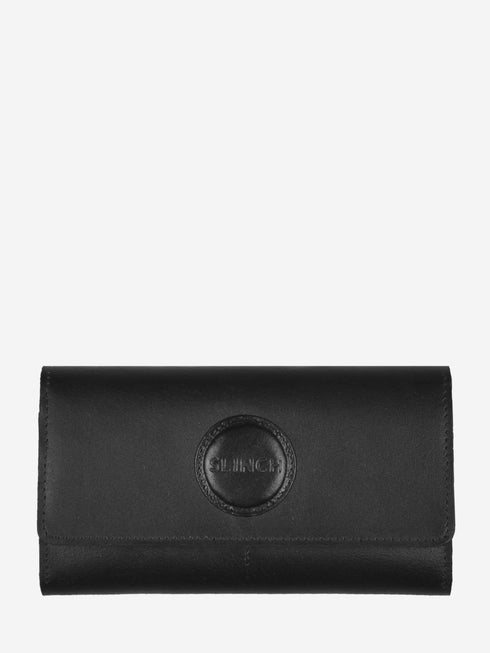 Leather Wallet - Black/Brown