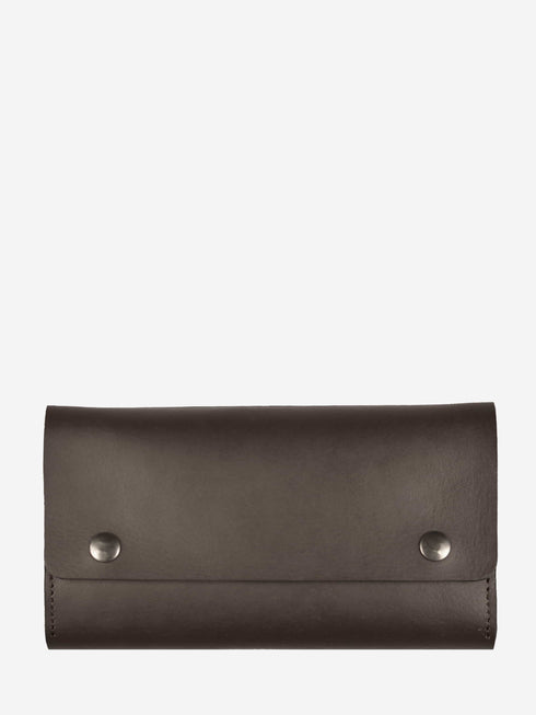Leather Wallet - Dark Brown