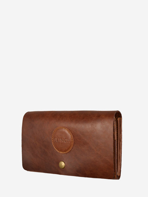 Leather Wallet - Brown