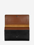 Leather Wallet - Black/Brown