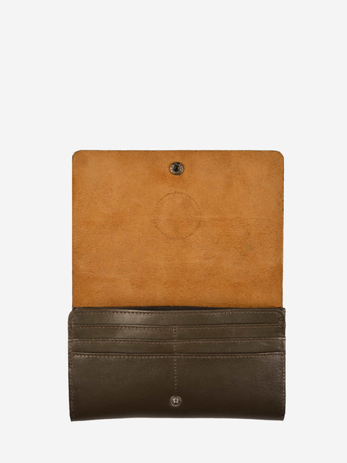 Leather Wallet - Dark Grey