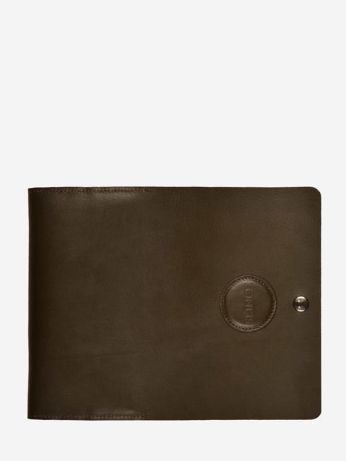 Leather Wallet - Dark Grey