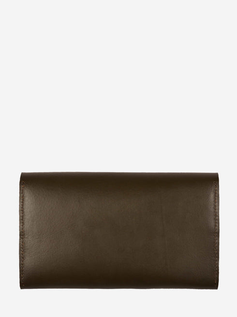 Leather Wallet - Dark Grey