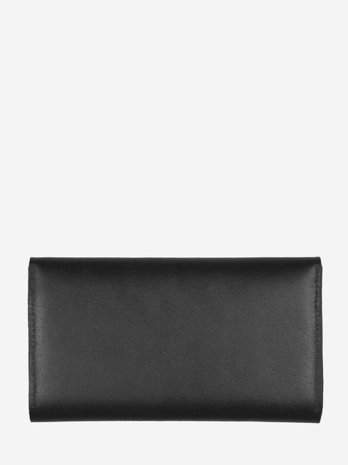 Leather Wallet - Black/Brown