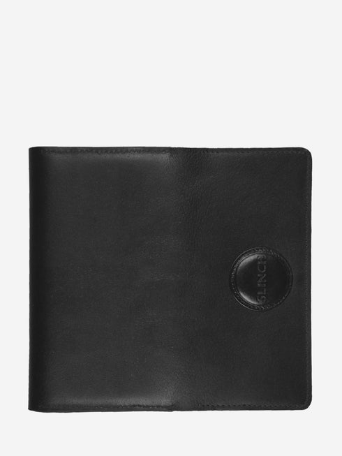 Leather Wallet - Black/Brown