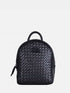 Leather Backpack - Grey