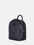 Leather Backpack - Grey