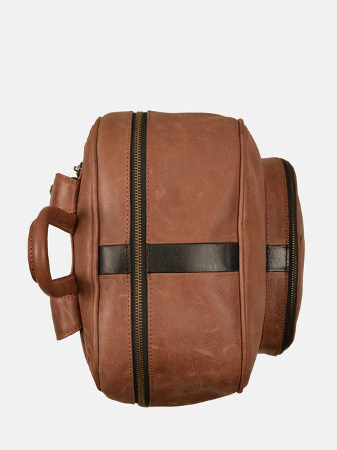 Leather Backpack - Brown