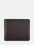 Leather Wallet - Dark Brown / Tan
