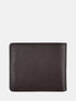 Leather Wallet - Dark Brown / Tan