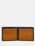 Leather Wallet - Dark Brown / Tan